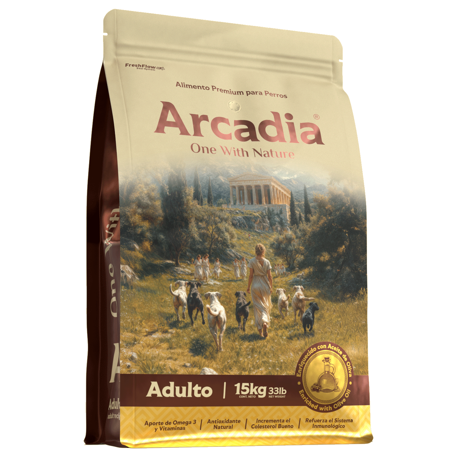 Alimento Súper Premium Perros Adultos 15 kg- Arcadia