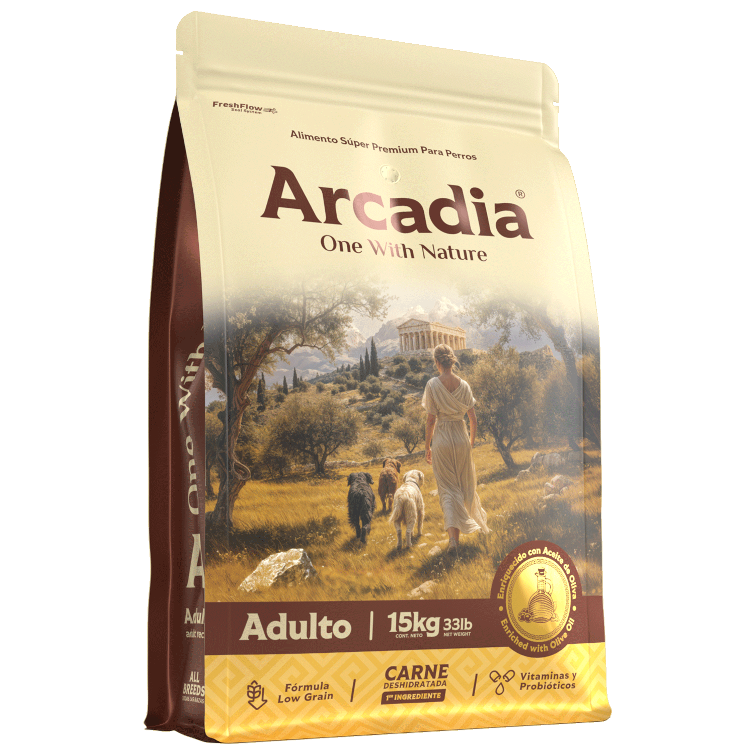 Alimento Súper Premium Perros Adultos 15 kg- Arcadia - Arcadia