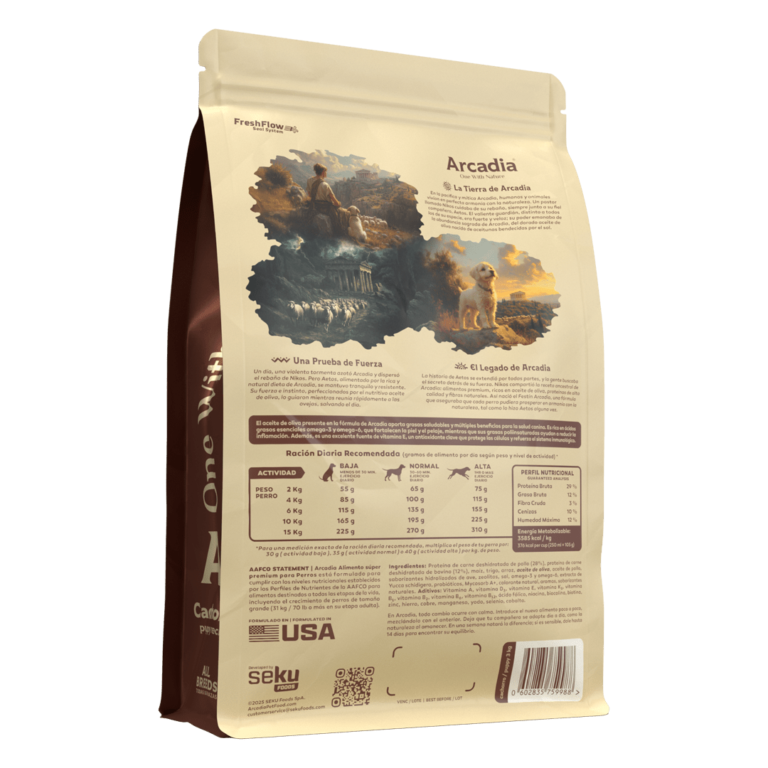 Alimento Súper Premium Cachorros 3kg - Arcadia - Arcadia