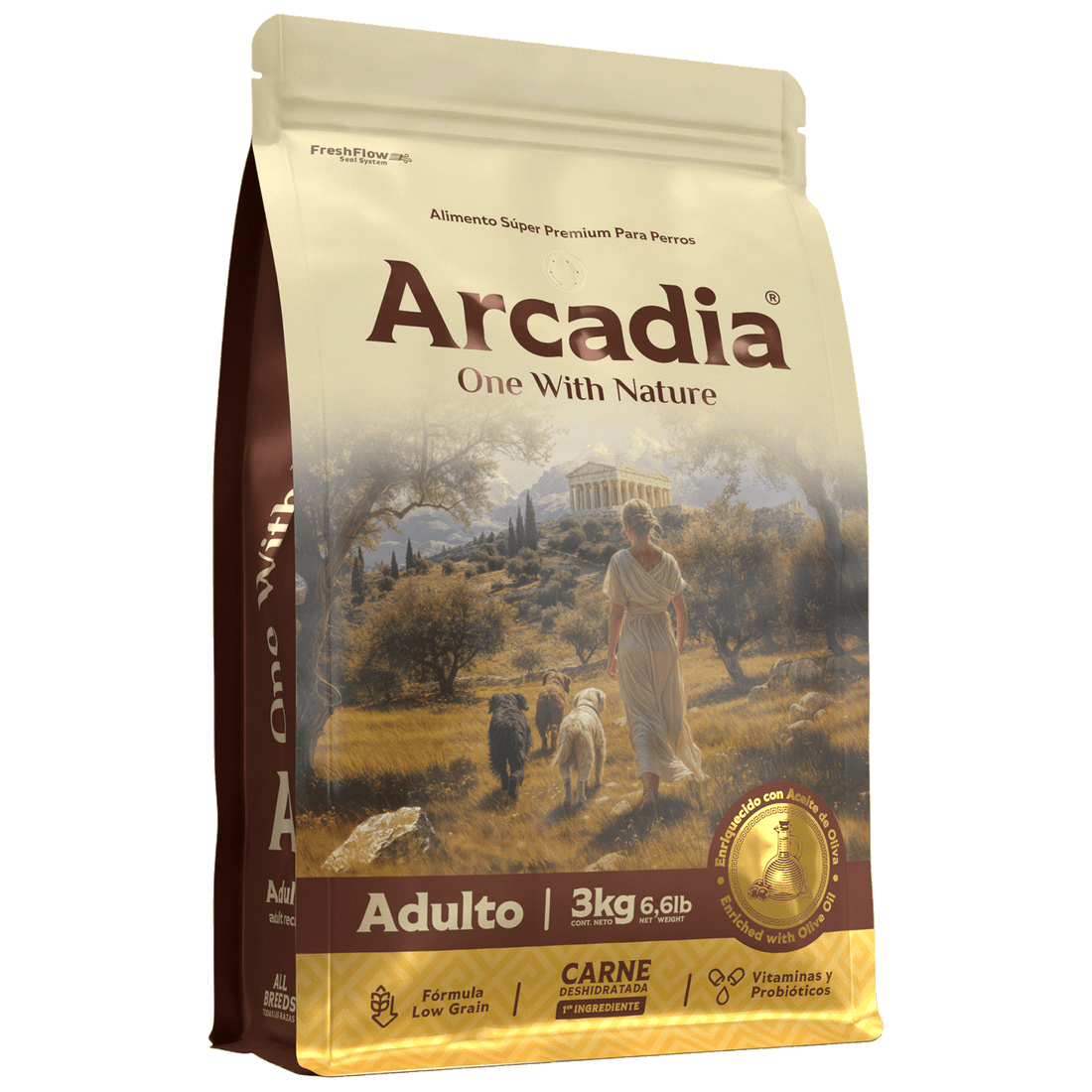 Alimento Súper Premium Perros Adultos 3 kg- Arcadia - Arcadia