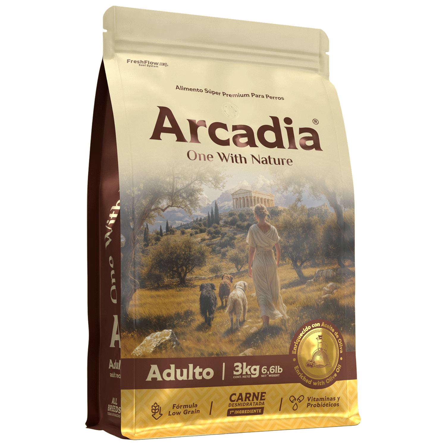 Alimento Súper Premium Perros Adultos 3 kg- Arcadia - Arcadia