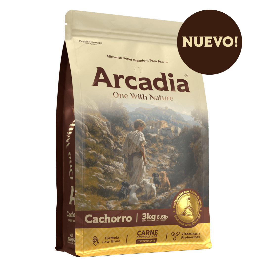 Alimento Súper Premium Cachorros 3kg - Arcadia - Arcadia
