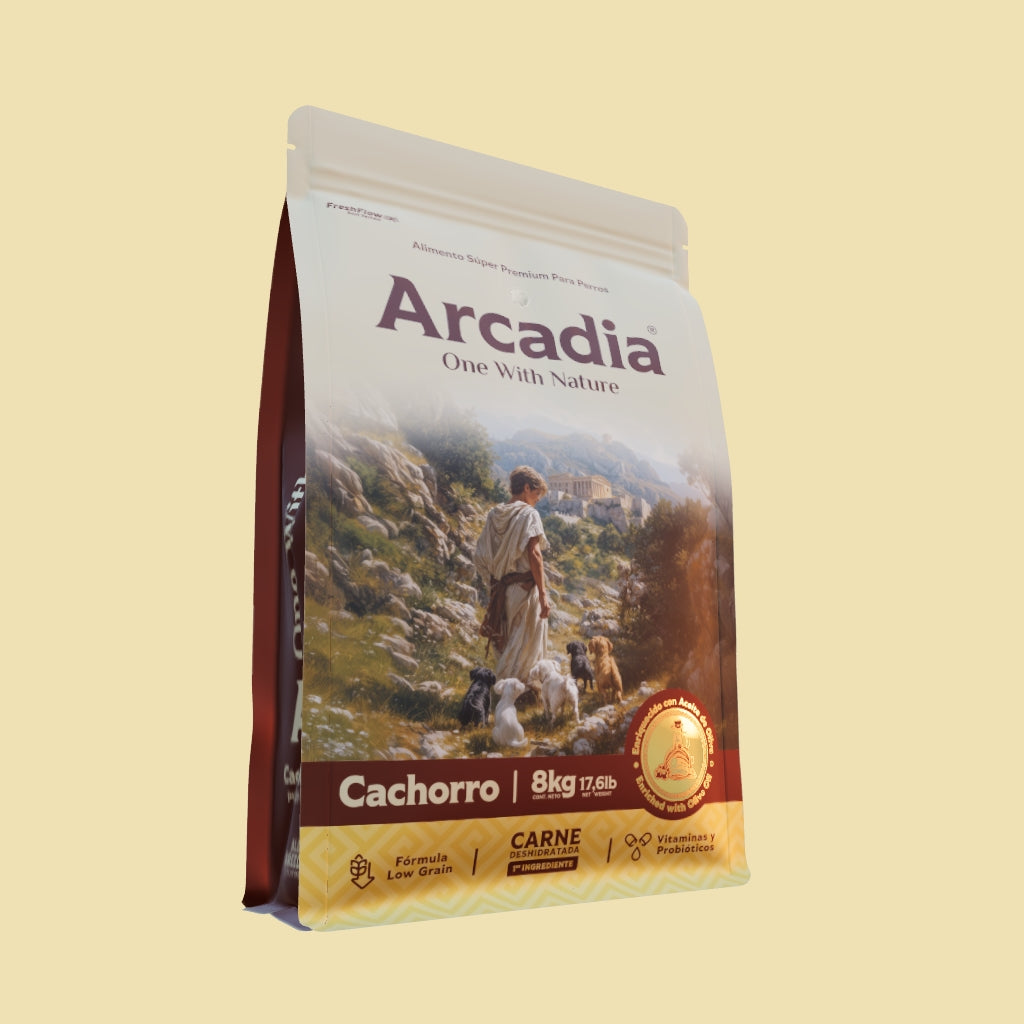 Alimento Súper Premium Cachorros 8kg - Arcadia